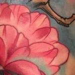 Tattoos - Damon Conklin Pink Flowers - 131248
